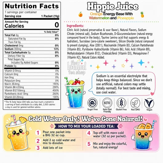 Caffeine Free Hippie Juice Loaded Tea