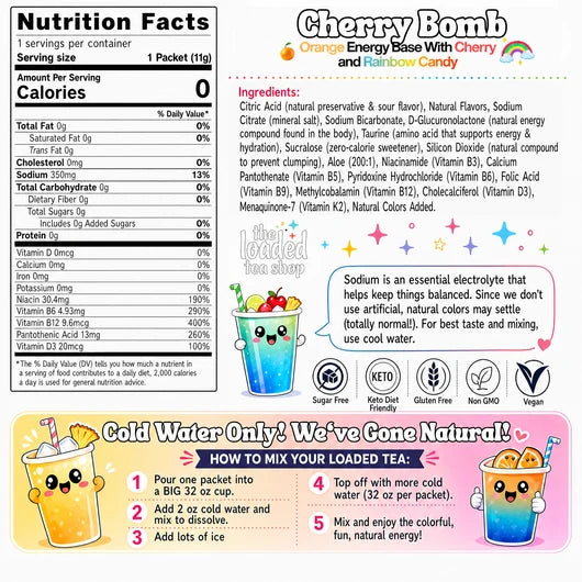 Caffeine Free Cherry Bomb Loaded Tea