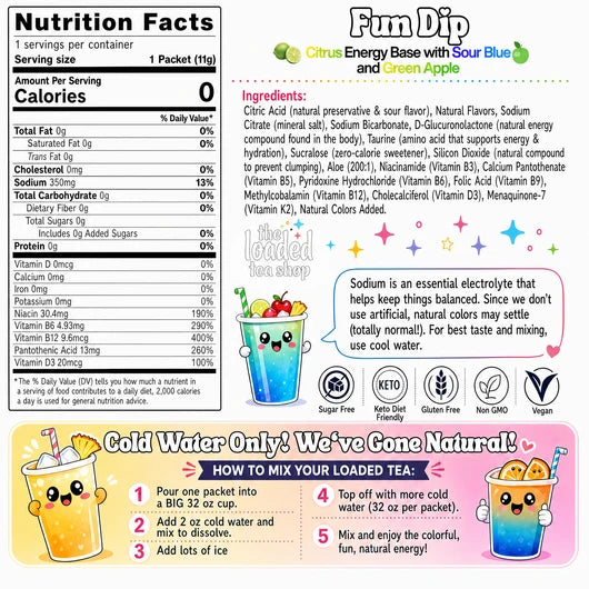 Caffeine Free Fun Dip Loaded Tea
