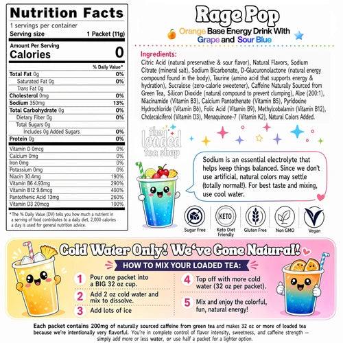 Rage Pop Loaded Tea
