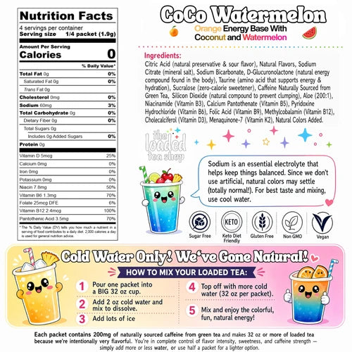 Coco Watermelon Loaded Tea