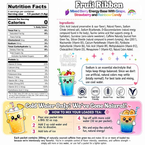 Fruit Ribbon (Fruit Roll Up)Loaded Tea
