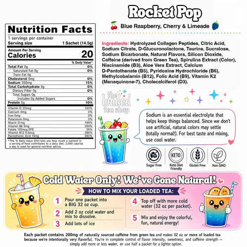 Rocket Pop Loaded Tea "Limited Run"